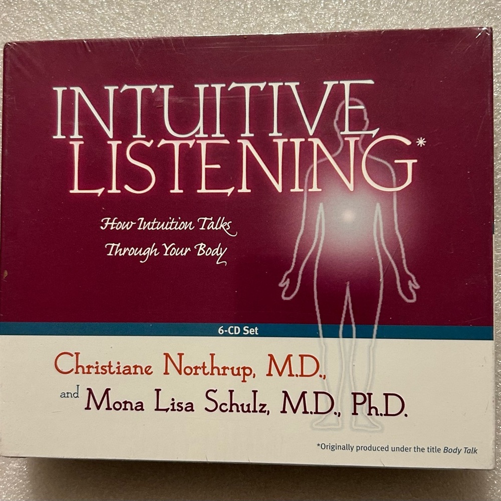 Intuitive Listening 6-CD Set by Christiane Northrup and Mona Lisa Schulz - Red